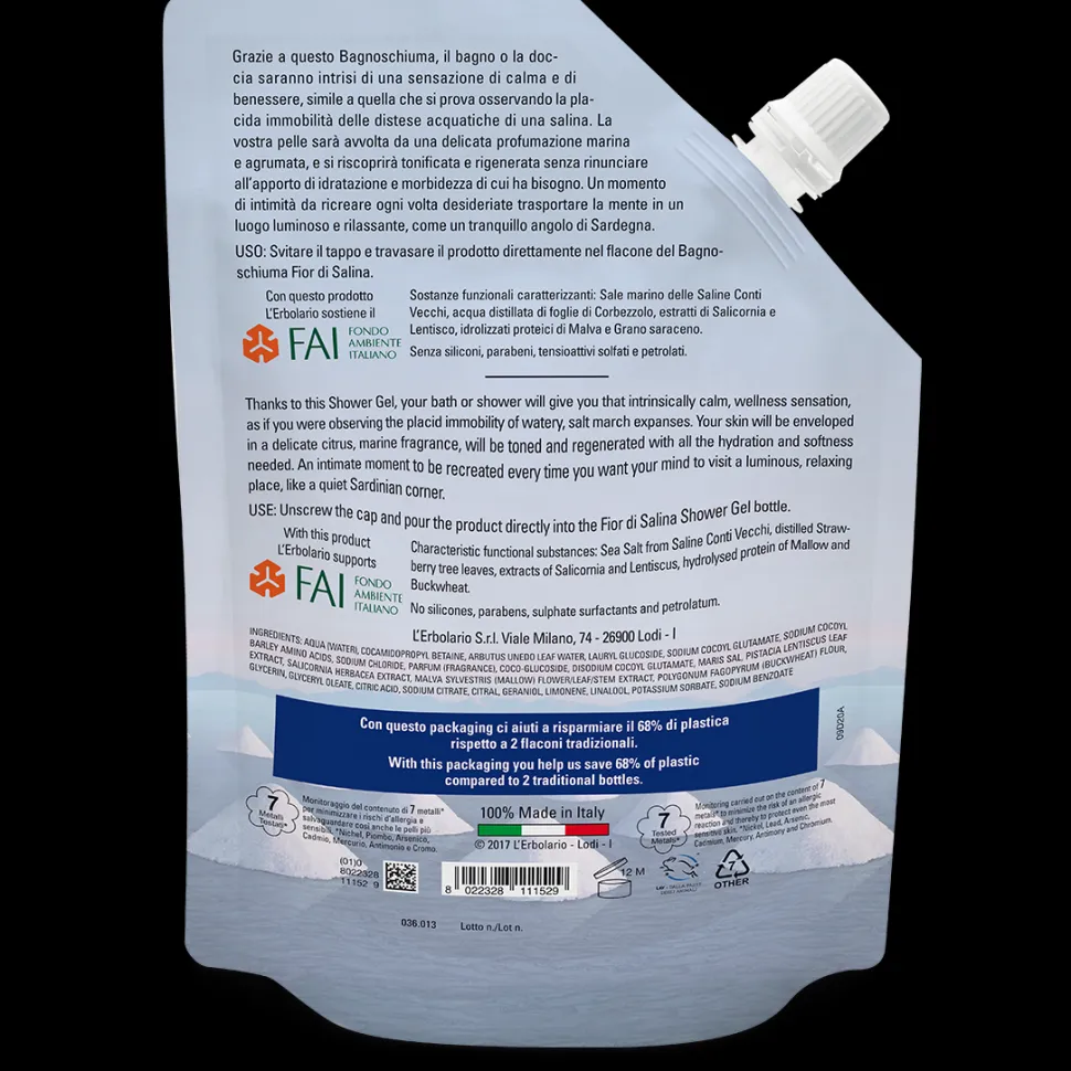 Ecoricarica Bagnoschiuma Fior di Salina