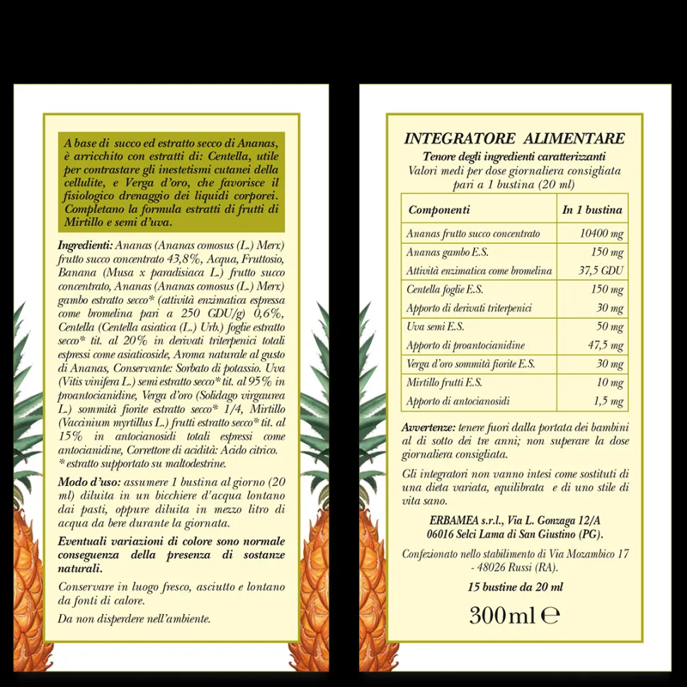 Fluido Ananas Cell in Bustine Monodose