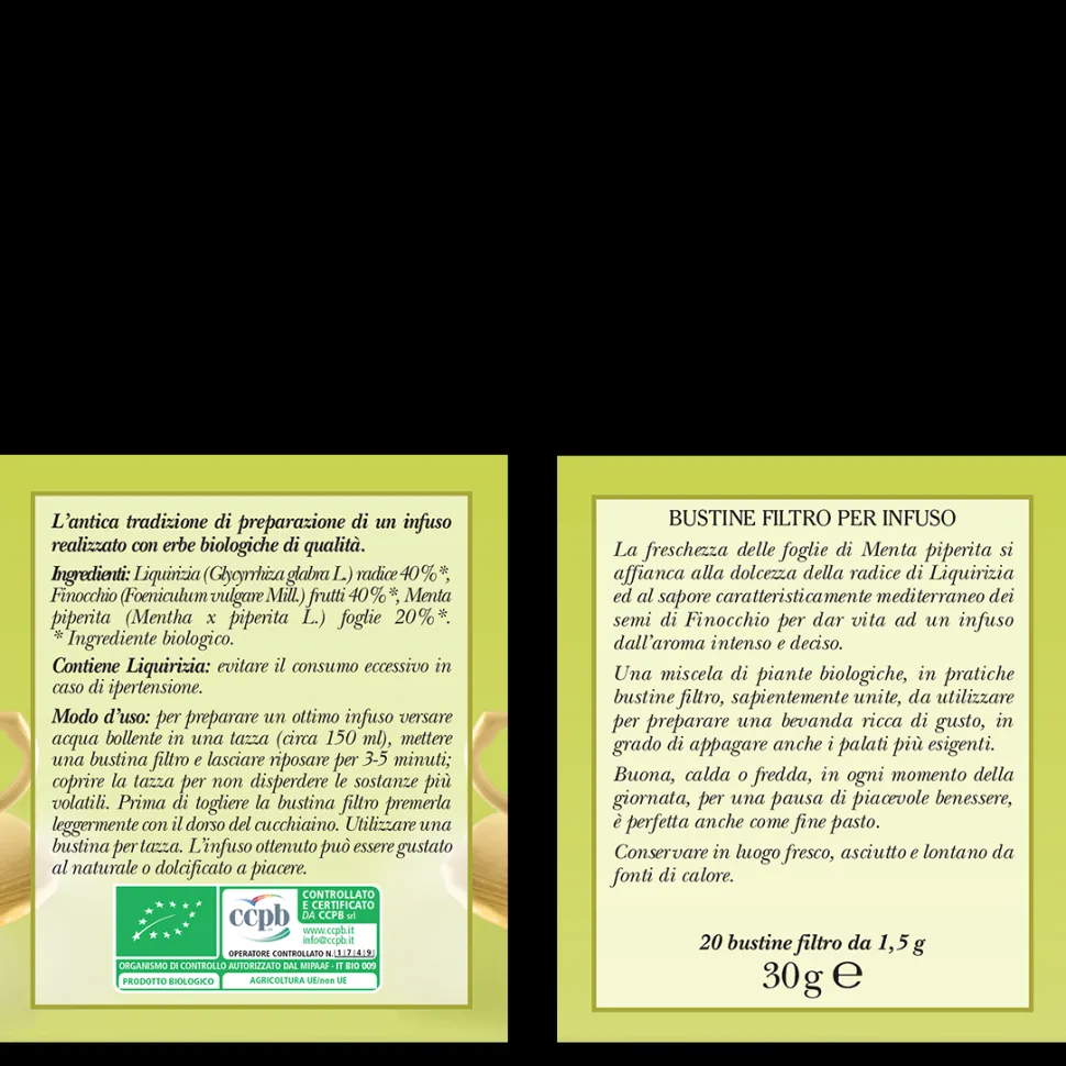 Infuso alla Menta e Liquirizia