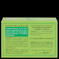 Integratore Vitamina D3 da Lichene