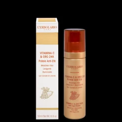 Maschera Viso Vitamina C & Oro 24K