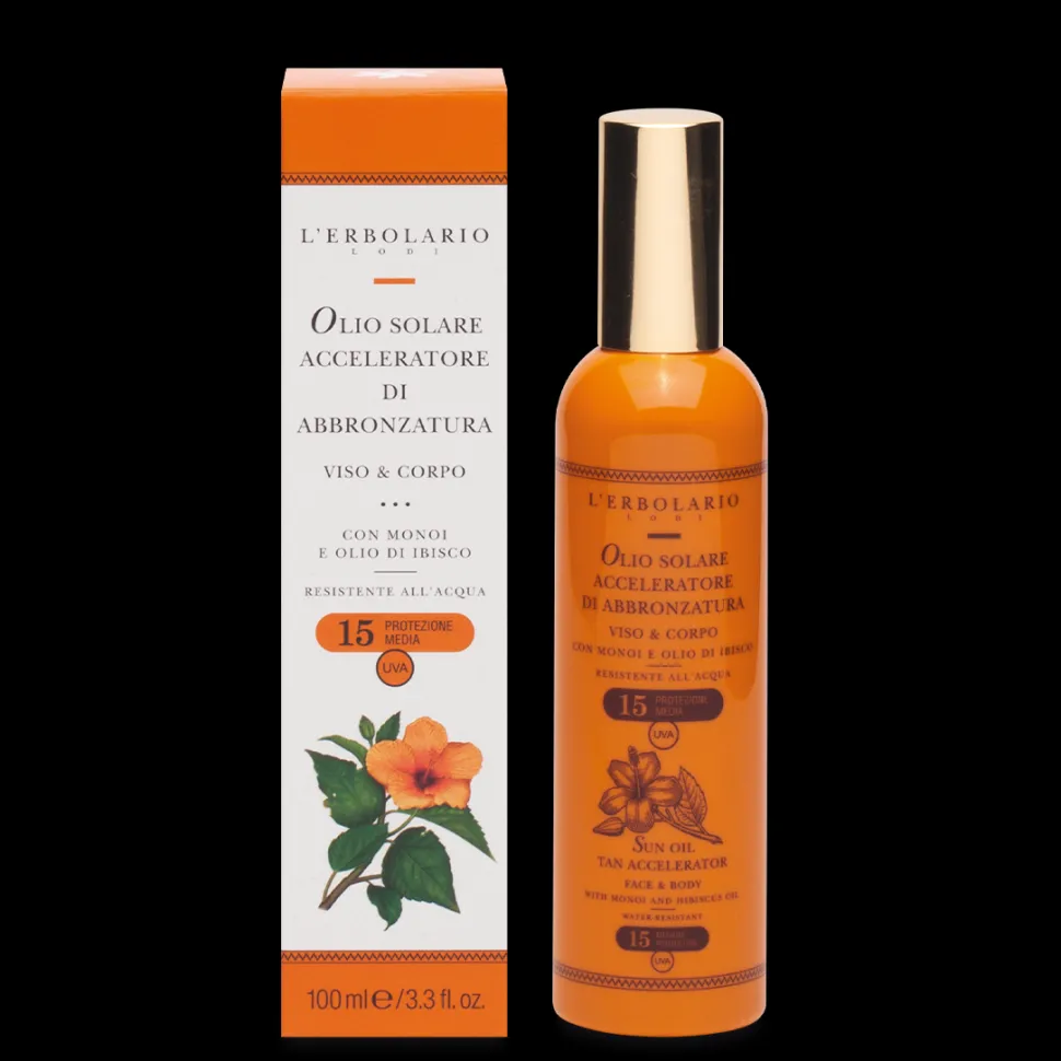 Olio Solare Acceleratore di Abbronzatura SPF 15