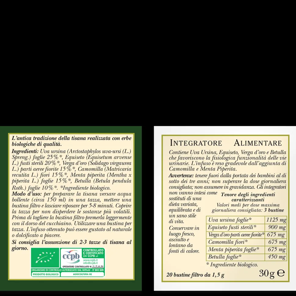 Tisana Biologica Cistattiva